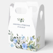 ユーカリエレガントプトゥスブルーバラズグ結婚レナリー フェイバーボックス (オープン)