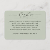 ユーカリエレガントプトゥスベビー要請のためのグリーンブック エンクロージャーカード