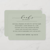 ユーカリエレガントプトゥスベビー要請のためのグリーンブック エンクロージャーカード (正面/裏面)