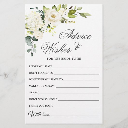 ユーカリエレガントプトゥスホワイトローズウィーズ&アドバイスカード (正面)