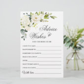 ユーカリエレガントプトゥスホワイトローズウィーズ&アドバイスカード (スタンド正面)