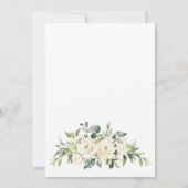 ユーカリエレガントプトゥスホワイトローゼズグリーンリー結婚ズ 招待状 (裏面)