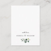 ユーカリエレガントプトゥスホワイトローゼディスプレイシャワーエンクル エンクロージャーカード (裏面)