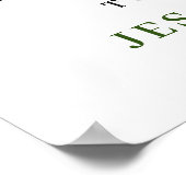 ユーカリエレガントプトゥスホワイトロ結婚ーズウェルカム ポスター (角)