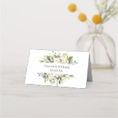 ユーカリエレガントプトゥスホワイトロ結婚ーズ座席表 プレイスカード (裏面)