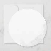 ユーカリエレガントプトゥスミニマルブライダルシャワー 招待状 (裏面)