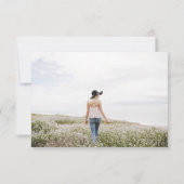 ユーカリエレガントプトゥス写真葬儀 ノートカード (裏面)