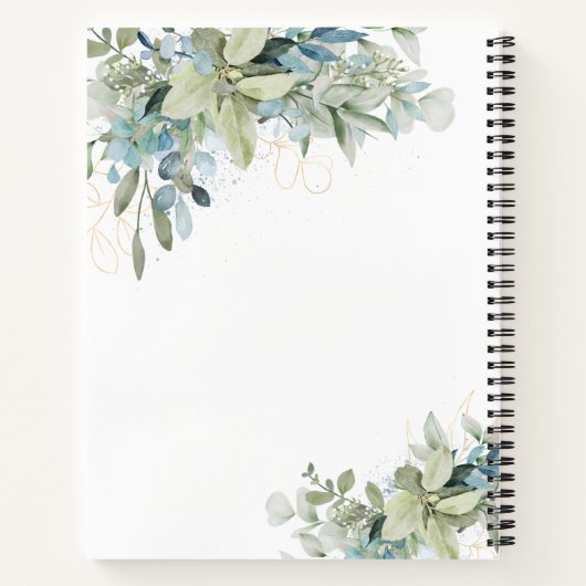 ユーカリエレガントプトゥス植物学レシピ ノートブック (裏面)