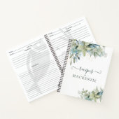 ユーカリエレガントプトゥス植物学レシピ ノートブック (内部)