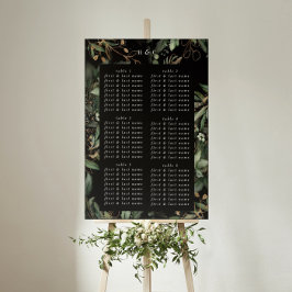 ユーカリエレガントプトゥス結婚プレミアムブラックオニックス ポスター