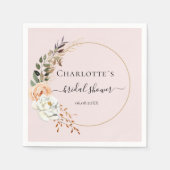 ユーカリエレガントプトゥス花 スタンダードカクテルナプキン (正面)