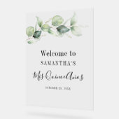 ユーカリエレガントプトゥス葉ミクリンスアノス アクリルサイン (傾斜)