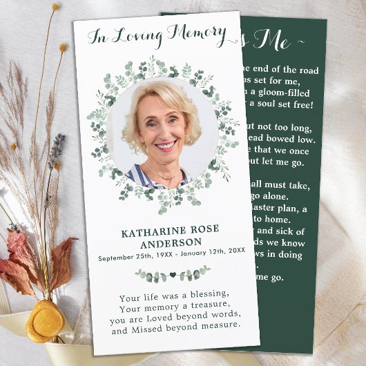 ユーカリエレガントプトゥス記念写真葬儀祈りの言葉C