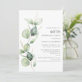 ユーカリエレガントプトゥス60thバースデーパーティー 招待状 (スタンド正面)