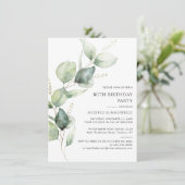 ユーカリエレガントプトゥス80thバースデーパーティー 招待状 (スタンド正面)