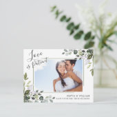 ユーカリエレガントプトゥスPHOTO結婚の計画の変更 ポストカード (スタンド正面)