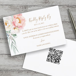 ユーカリエレガントプニー結婚式RSVP （QRコード）