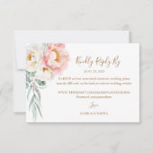 ユーカリエレガントプニー結婚式RSVP （QRコード） (正面)