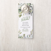 ユーカリエレガントプ結婚の歓迎は邪魔しない ドアノブサイン (ノブ)