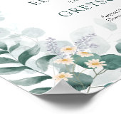 ユーカリエレガントプ結婚の歓迎 ポスター (角)