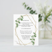 ユーカリエレガントプ結婚エンクロージャカード (スタンド正面)