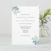 ユーカリエレガントボフォーマル結婚タン 招待状 (スタンド正面)