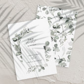 ユーカリエレガントボモダンシンプルタン結婚ズ セーブザデート