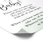 ユーカリエレガントポスタ言わないベビーポスター ポスター (角)