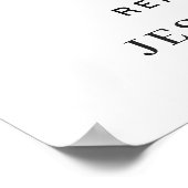 ユーカリエレガントリハーサルディナーウェルカムサイン ポスター (角)