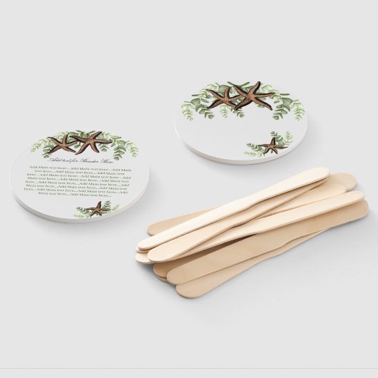 ユーカリエレガントーとヒトデ結婚ィーのファン ハンドファン (組立なし)