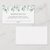 ユーカリエレガントーグリーンリーオムツラッフル エンクロージャーカード (正面/裏面)