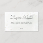 ユーカリエレガントーグリーンリーオムツラッフル エンクロージャーカード (正面)