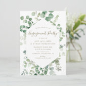 ユーカリエレガント婚約パーティ 招待状 (スタンド正面)