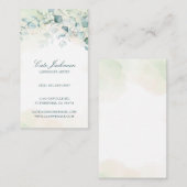 ユーカリエレガント素朴ー植栽 名刺 (正面/裏面)