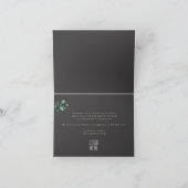 ユーカリエレガント金ゴールドフレームビジネスロゴ シーズンカード (内部)