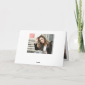 ユーカリエレガント2世の緑の卒業 サンキューカード (裏面)