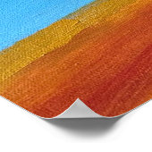 ユーカリオリジナル絵を描のアクリル ポスター (角)