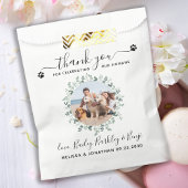 ユーカリカスタムプドッグ写真ありがとうありがとう結婚ペット フェイバーバッグ