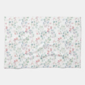 ユーカリカラフル属葉 キッチンタオル (横)