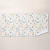 ユーカリカラフル属葉 バスタオル (バスタオル)