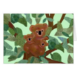 ユーカリカードのコアラ