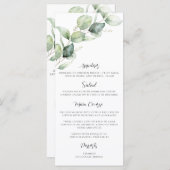 ユーカリキンセアニェラ15thバースデーパーティー写真 メニュー (正面/裏面)