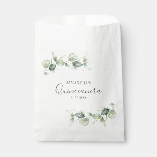 ユーカリキンセアニェラ15thバースデーパーティー フェイバーバッグ (正面)