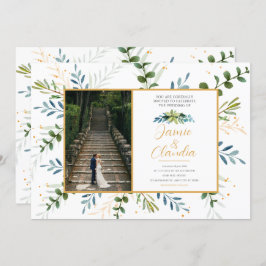 ユーカリクラシックフォーマル結婚式招待状 招待状