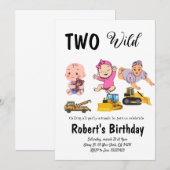 ユーカリグリーンのウェディング 招待状 (正面/裏面)