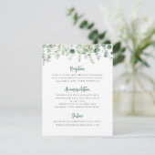 ユーカリグリーンウェディングの詳細 封入カード エンクロージャーカード (スタンド正面)