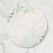 ユーカリグリーンウェディングシャワー  お土産タグ フェイバータグ (裏面)