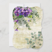 ユーカリグリーンウェディング ブライダルシャワー カード (裏面)