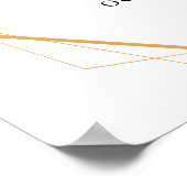 ユーカリグリーン ウェルカムサイン ブライダルシャワー ポスター (角)