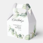 ユーカリグリーン スイート サンクス ブライズシャワー フェイバーボックス (正面サイド)